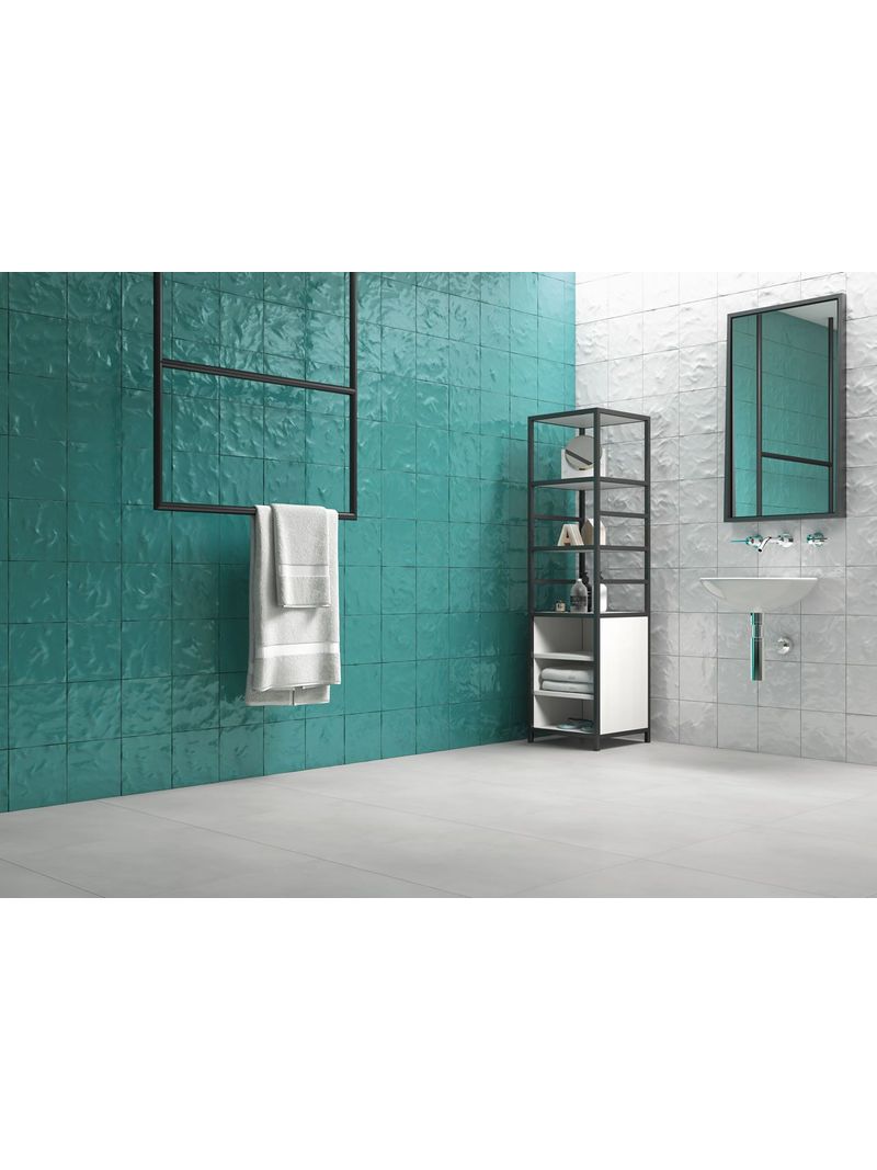 1966356-1 REVESTIMENTO 20X20 VERDE AGUA ONDA BRIL BOLD-Amoedo