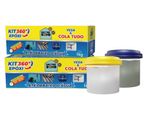 2246270-MASSA EPOXI KIT SECAGEM RAPIDA COLA 1KG-Amoedo