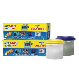 Massa Epoxi kit Secagem Rápida Cola 1kg Doctor Bond