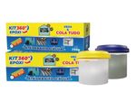 2246262-MASSA EPOXI KIT SECAGEM RAPIDA COLA 250G-Amoedo