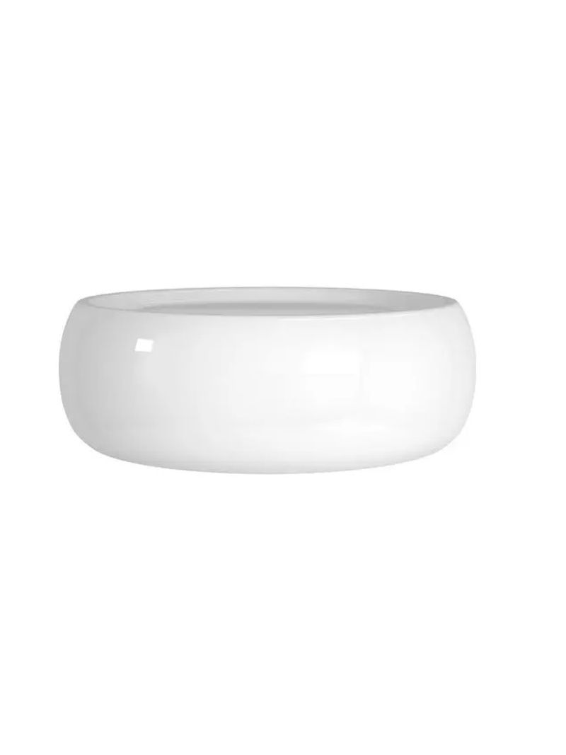 2382636-Cuba-de-Apoio-Redonda-40cm-com-Mesa-L12040-Branco-Deca--2-
