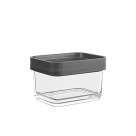 Pote Clear Mini 200ml Cinza Chumbo Coza