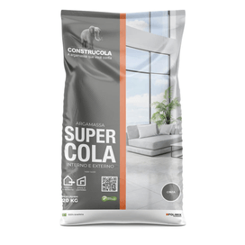 Argamassa Super Cola Interna e Externa Cinza 20kg Construcola