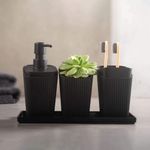 3162095-PORTA SABONETE LIQUIDO NEW SQUARE -AMOEDO