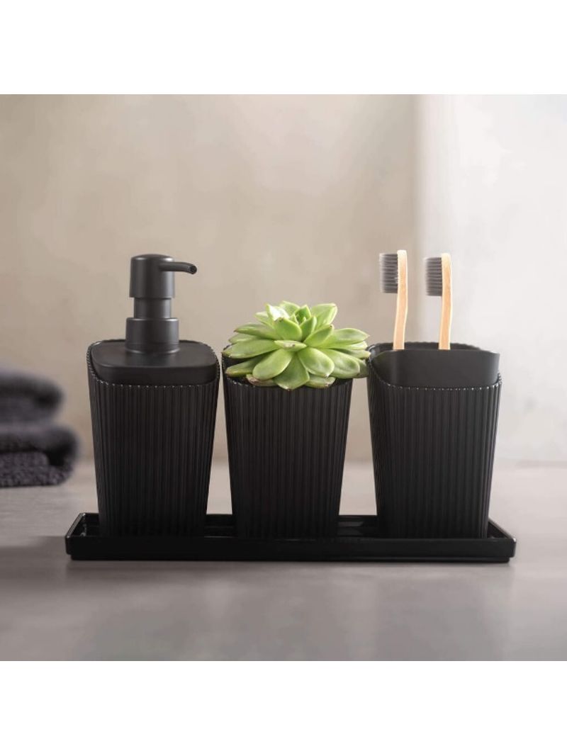 3162095-PORTA SABONETE LIQUIDO NEW SQUARE -AMOEDO
