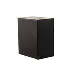 2384507-Arandela-Aluminio-Lisa-901-Preto-Ideal-Iluminacao---Amoedo