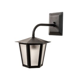 Arandela Colonial Aço Fosfatizado LB1 Preto Ideal Iluminação