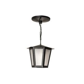 Pendente Colonial Aço Fosfatizado L1C Preto Ideal Iluminação