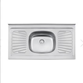 Pia Cozinha New Raggi 40 em Inox com Válvula 105x52cm Tramontina