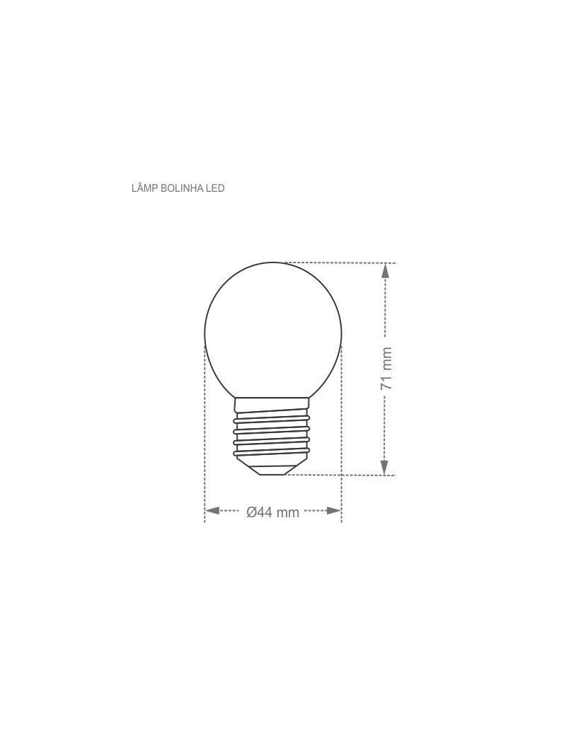 1517610-Lampada-Led-Bolinha-TBL05-1W-Azul-Taschibra---Amoedo