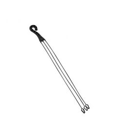 Haste Plástica 54cm Preto Nutriplan
