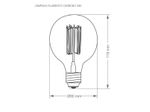 1704186 Lampada Filamento de Carbono 40W 2200K G80 Taschibra - Amoedo -2-