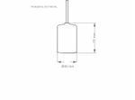 1761090-Pendente-Dot-Metal-1xE27-Preto-Taschibra---Amoedo