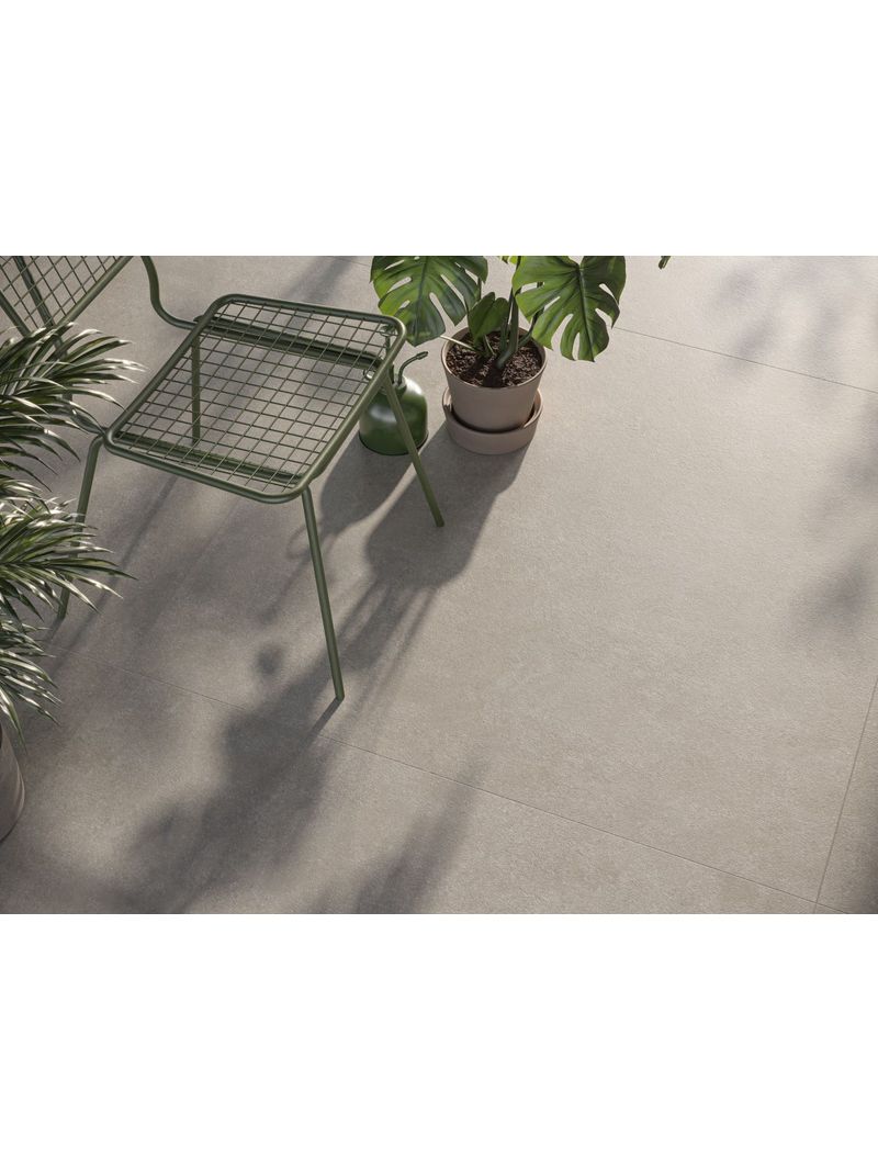 2369874- 4  PORCELANATO 120X120 QUADRA GREIGE MT-AMOEDO