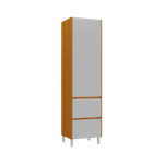 2371685-ARMARIO-DESPENSA-2-PORTAS-1GAVETA-LUMINA-FENDI-E-CINAMOMO-AMOEDO