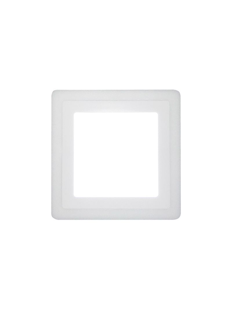1910550 Painel Led Embutir Quadrado Dual Color 6W+3W Taschibra - Amoedo