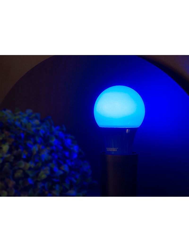 1985423 Lampada Led TKL Colors 5W Azul Taschibra - Amoedo -1-