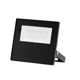 Refletor Led Slim TR 30W 3000K Preto Taschibra