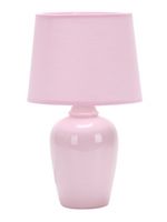 Abajur-Ceramica-Pottery-32cm-1xE27-Rosa-Taschibra