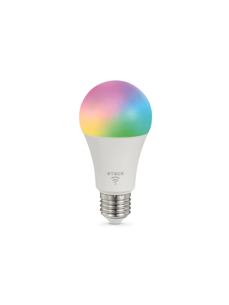 2167874-Lampada-Led-Inteligente-WI-FI-Smarteck-7W-RGBW-Steck---Amoedo