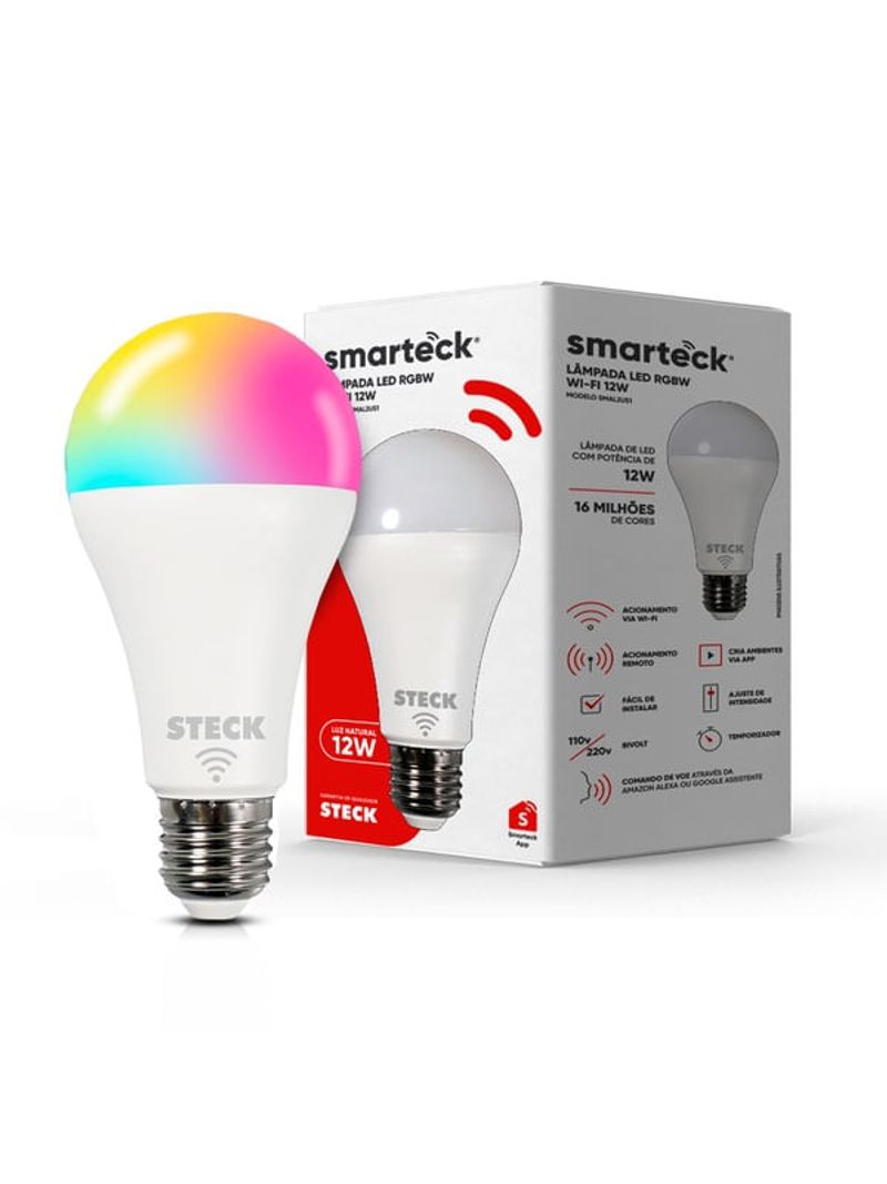 2167866-Lampada-Led-Inteligente-Smarteck-12W-RGB-Bivolt-Steck---Amoedo