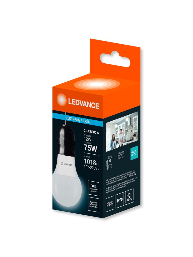 2218594-Lampada-Led-CLA75-12W-6500K-Ledvance---Amoedo--2-