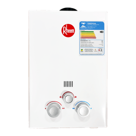 Aquecedor a Gás 7 Litros Exaustão Natural GLP Branco Rheem