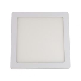 Painel de Embutir Slim Led Quadrado 12W 3000K Bronzearte