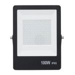 2039982-Refletor-Led-Ultrafino-100W-6500K-IP65-Preto-Gaya---Amoedo