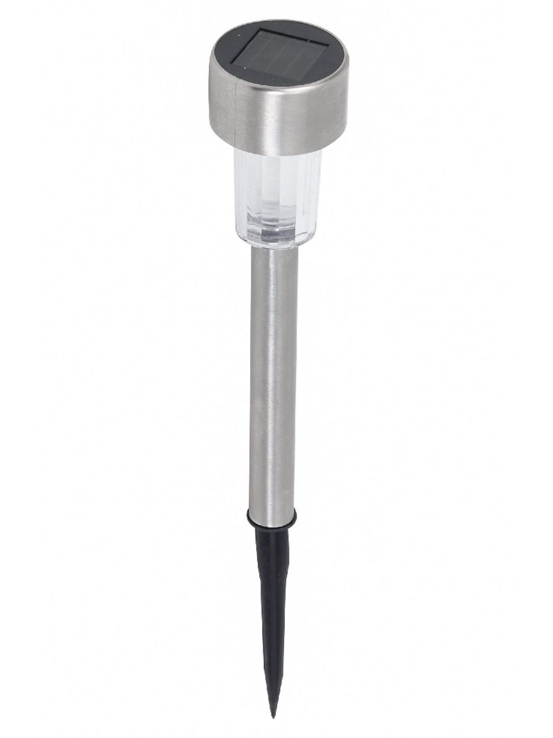 2174431-Espeto-Balizador-Solar-1W-6500K-Inox-Gaya---Amoedo