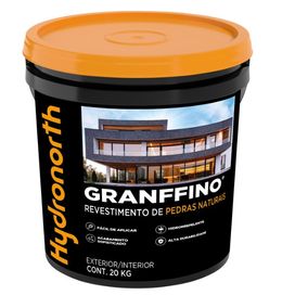 Revestimento de Pedras Naturais Granffino 20kg Branco Hydronorth
