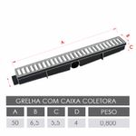 2382238-Grelha-em-Aluminio-com-Coletor-e-Tela-6x50cm-Odem---Amoedo--2-