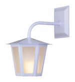 2384540 Arandela Colonial Aco Fosfatizado LB1 Branco Ideal Iluminacao - Amoedo