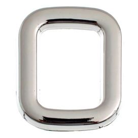 Número 0 para Apartamento ABS 39mm Prata Bemfixa