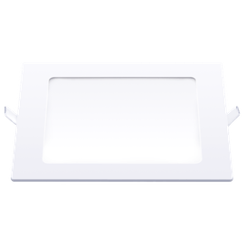 Painel Led de Embutir Quadrado 12W 3000K Branco Kobe