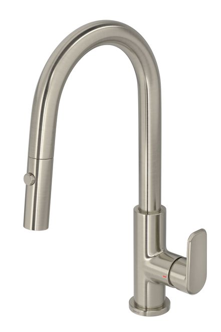 Misturador Monocomando para Cozinha de Mesa Level Flex c/ Flexível Interno Ref. 2256.INX26.F.INT Inox Deca